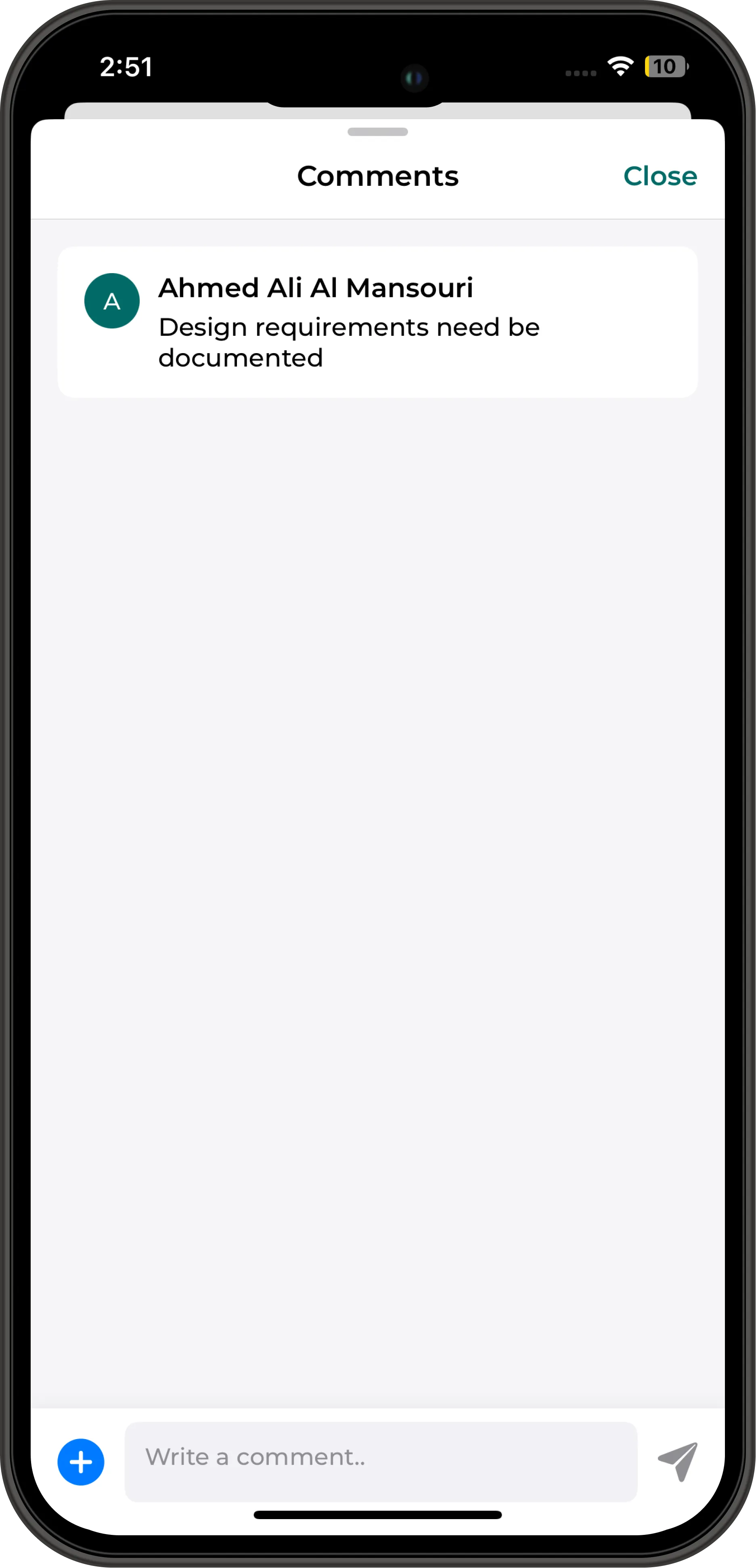 NOVOLOGS Mobile Document Comments