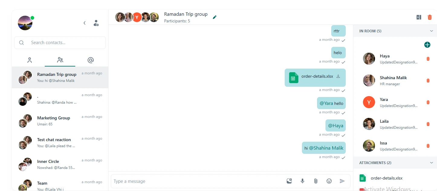 NOVOLOGS Group Conversations