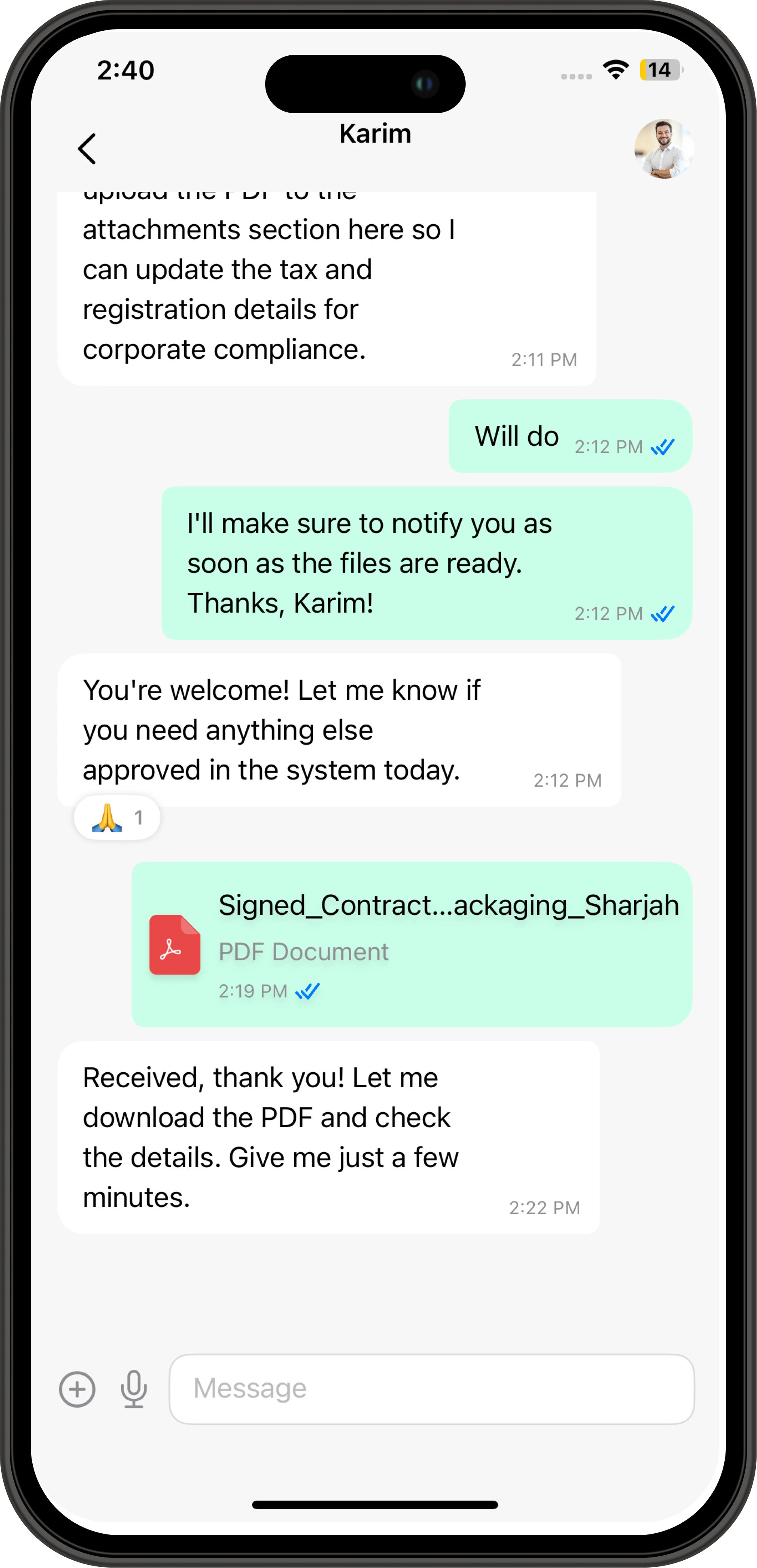 NOVOLOGS Mobile Chat