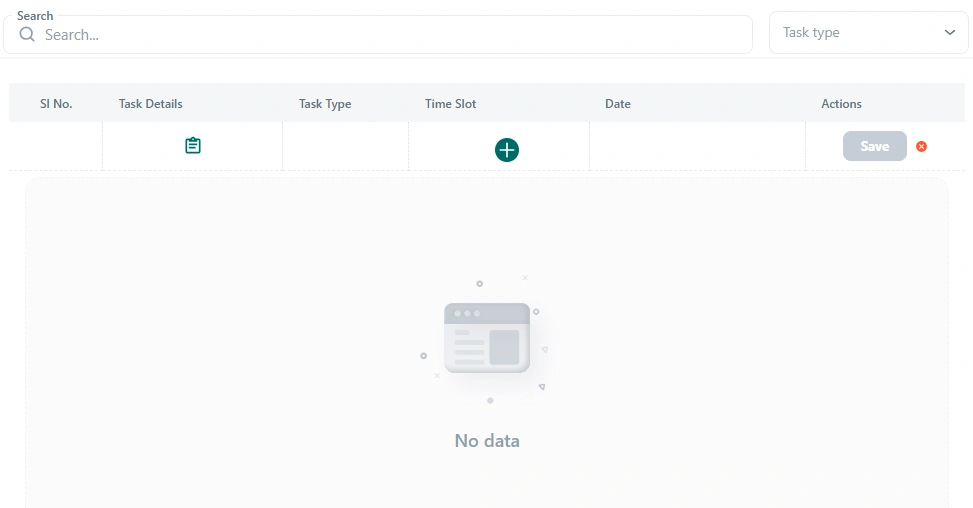NOVOLOGS Task Time Entries Web View